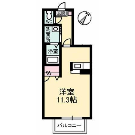 メゾン中央の物件間取画像